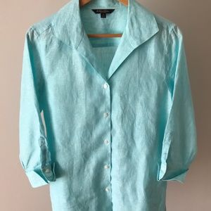 Brooks Brothers woman linen shirt